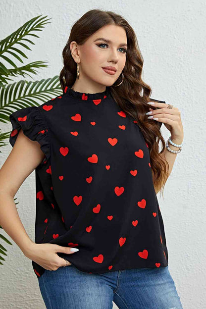You Heart Me Top - Texture Love and Tangle 