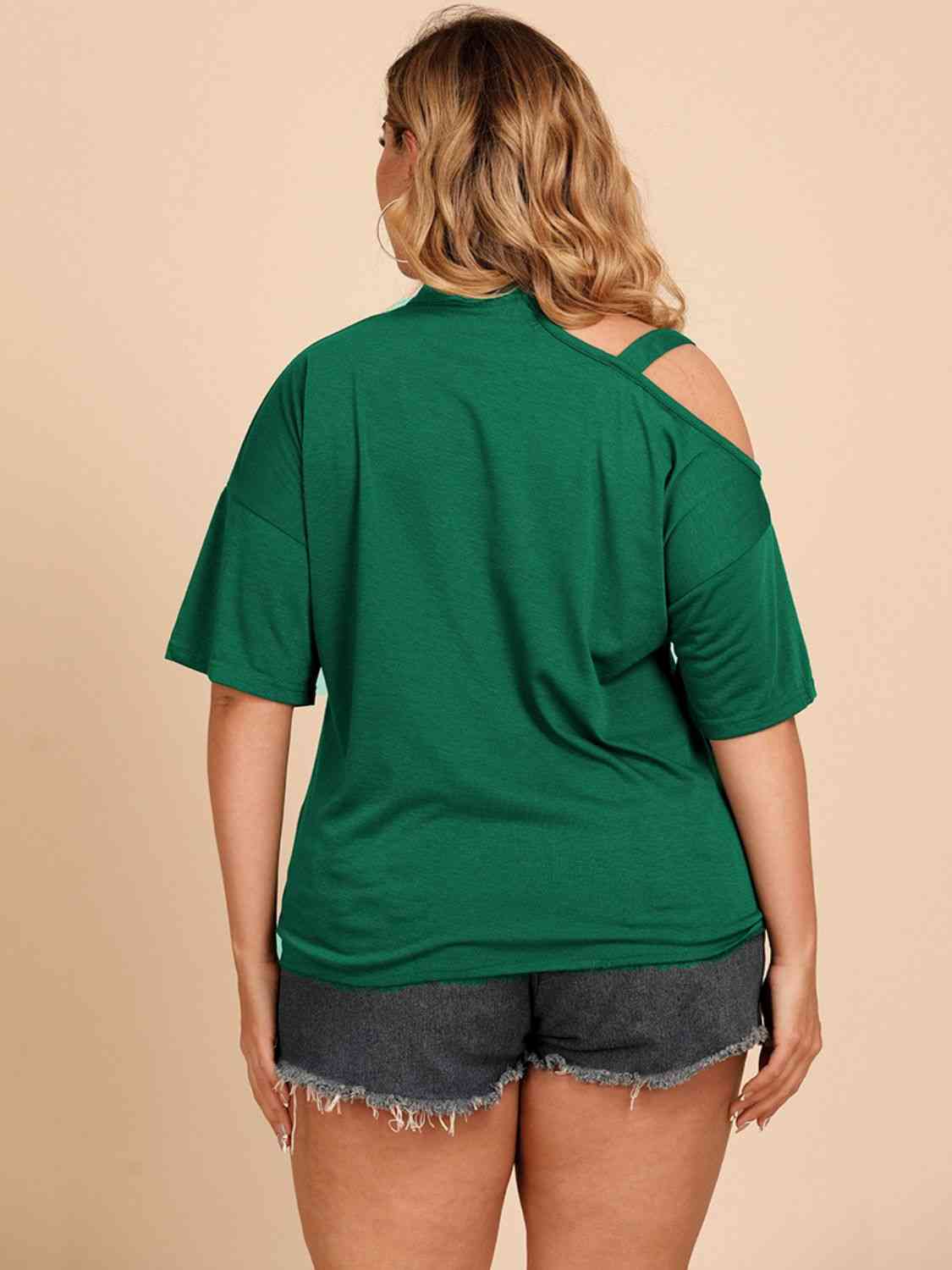 Give Someone The Cold Shoulder Tee Shirt - Texture Love and Tangle 