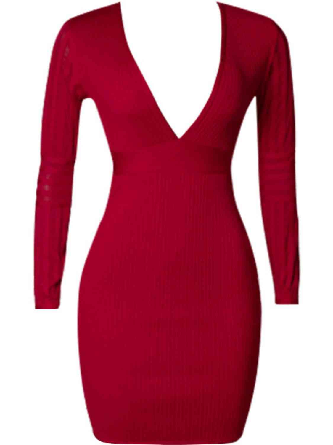Most Likely Mini Bandage Dress - Texture Love and Tangle 