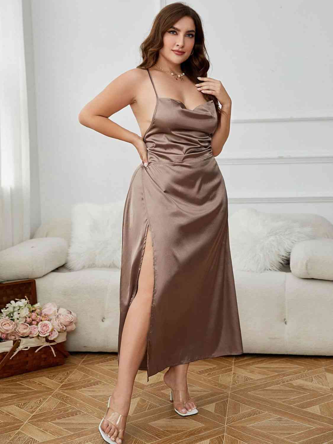 Chocolate Lover Night Dress - Texture Love and Tangle 